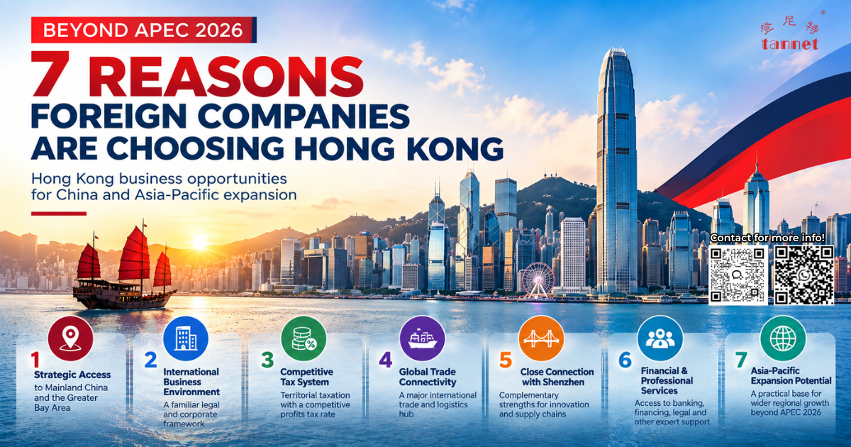 APEC 2026 Hong Kong business opportunities for foreign companies expanding into China and Asia-Pacific