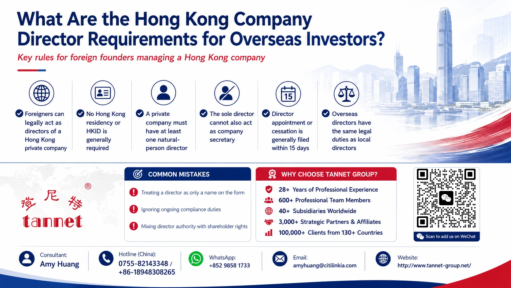 What Are the Hong Kong Company Director Requirements for Overseas Investors?