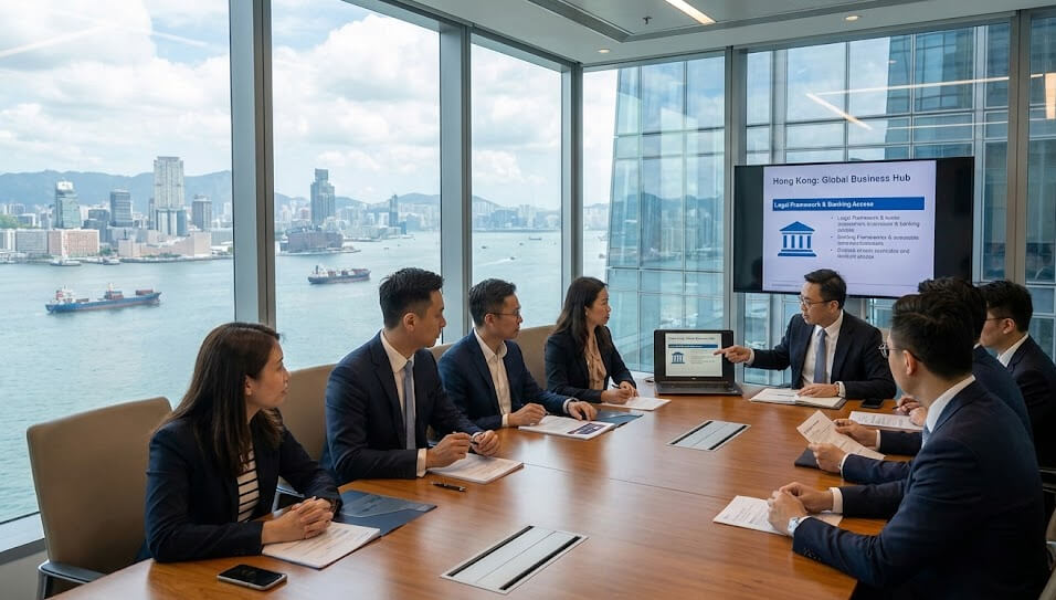 Hong Kong business hub