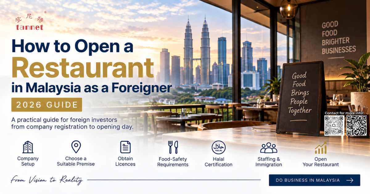 How to Open a Restaurant in Malaysia as a Foreigner
