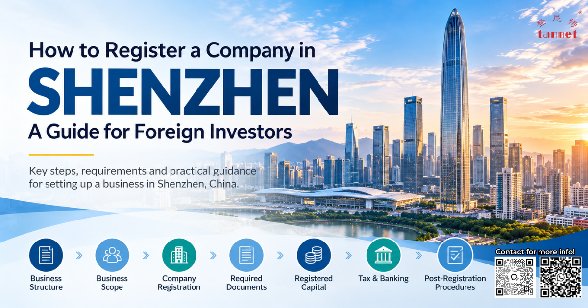 Shenzhen company registration for foreign investors 2026 guide